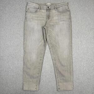 Eileen Fisher Womens Size 12 Plus Organic Cotton Curvy Fit Relaxed Fit Jeans USA